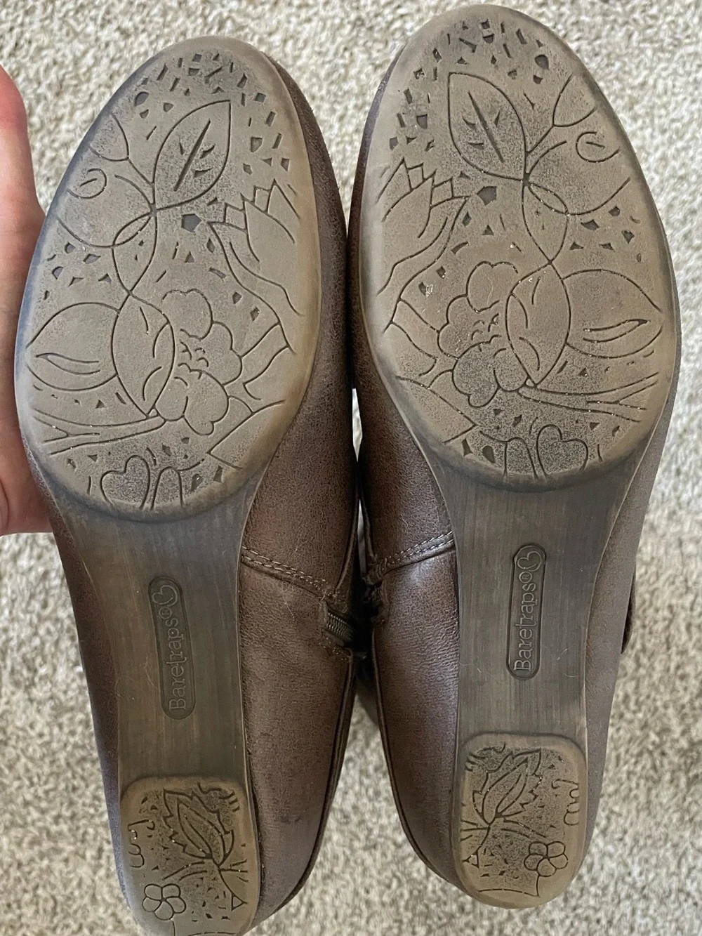 BareTraps Shania Brown Slouchy Knee High Riding Boots Size 10 Worn 1 Time